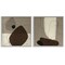 Stupell Industries Brown Hidden Lines 2 pc Framed Giclee Wall Art Set Design by Patricia Pinto